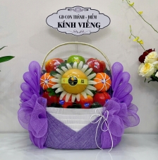 Giỏ trái cây Viếng tang 35